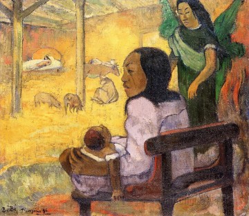 Paul Gauguin Painting - Bebé La Natividad Postimpresionismo Primitivismo Paul Gauguin